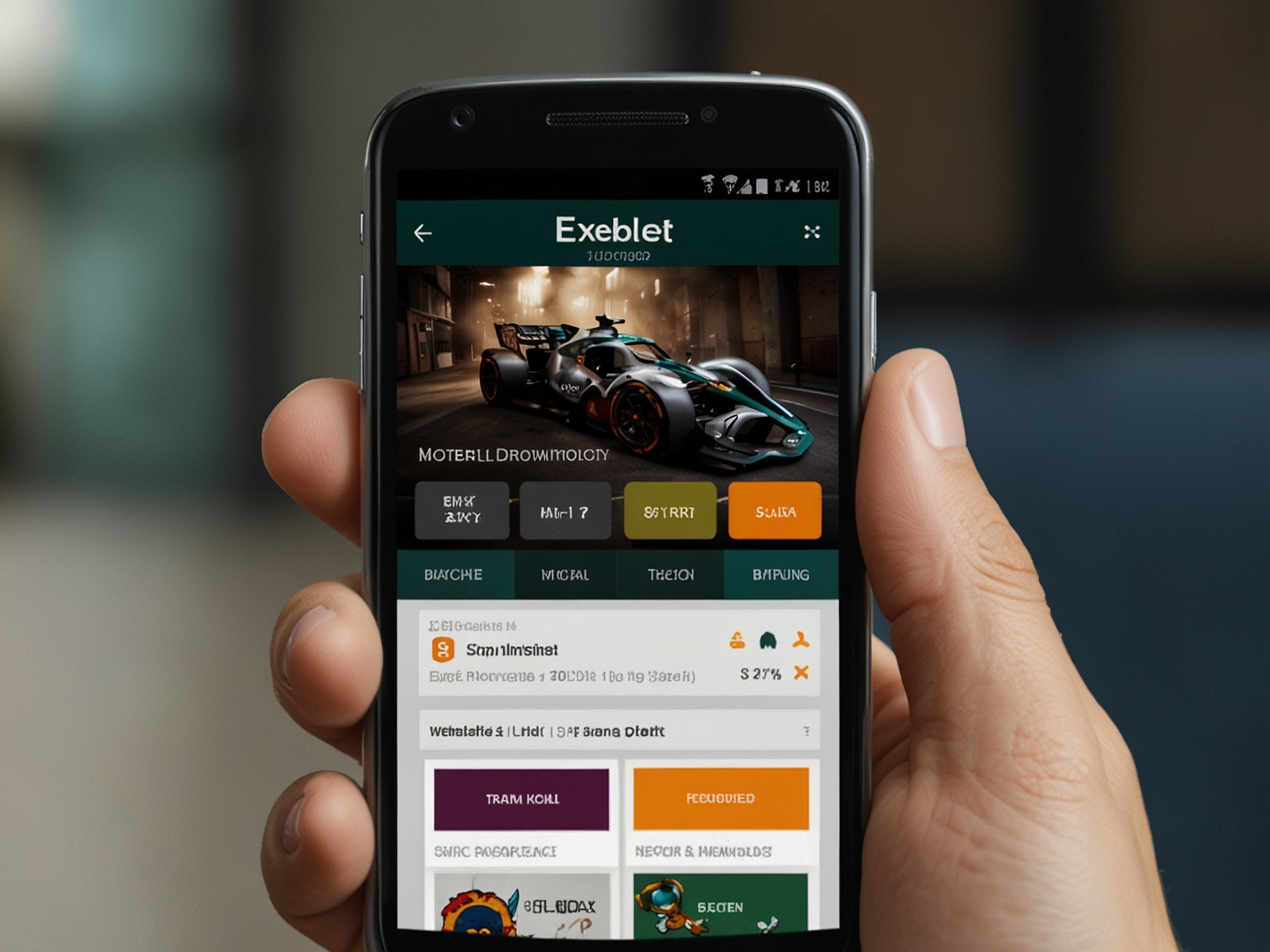 Excelbet versiune mobilă pe smartphone